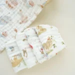 25X50CM Baby Face Towel 6 Layer Soft Cotton Muslin Burp Cloths Newborn Saliva Towels Children's Bath Accessories - Image 3