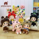 10cm BJD Mini Dolls For Girls Cute Bag Key Pendant Accessories Body Bjd Doll Clothes Toys For Kids Children Baby Holiday Gift - Image 2