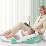 Newborn portable pads baby feeding pillow baby anti-vomiting pads relieve baby milk overflow anti-pressure bed in bed - Image 2