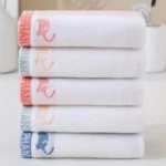 Soft Cotton Baby Towels Cartoon Children Bath Towel Newborns Handkerchief Bathing Face Washcloth Shower Towel for Kids 50x25cm - Image 3
