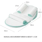 Newborn portable pads baby feeding pillow baby anti-vomiting pads relieve baby milk overflow anti-pressure bed in bed - Image 6
