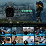 LIGE 2026 New GPS Tracker Smart Watch Men Compass Military Outdoor Sports Watch Man 2.01'' HD Screen Waterproof Smartwatch Women - Image 3