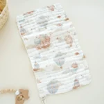 25X50CM Baby Face Towel 6 Layer Soft Cotton Muslin Burp Cloths Newborn Saliva Towels Children's Bath Accessories - Image 5