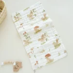 25X50CM Baby Face Towel 6 Layer Soft Cotton Muslin Burp Cloths Newborn Saliva Towels Children's Bath Accessories - Image 4