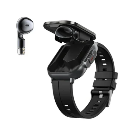 for Samsung Galaxy S24 Ultra S23 S25 Smart Watch TWS 2 In 1 Wireless Bluetooth Noise Cancelling Earphones Watch Heart Rate NFC