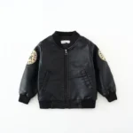 Spring Boys PU leather jacket outerwear for toddler baby clothes kids outfits children Kids clothing zipper leather jacket coat - Image 4